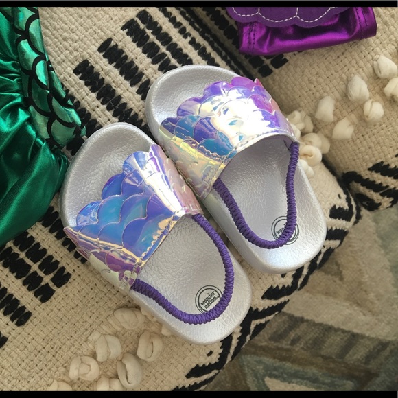 🧜‍♀️ Little Mermaid Purple/Green Bikini Swimsuit - Picture 3 of 3